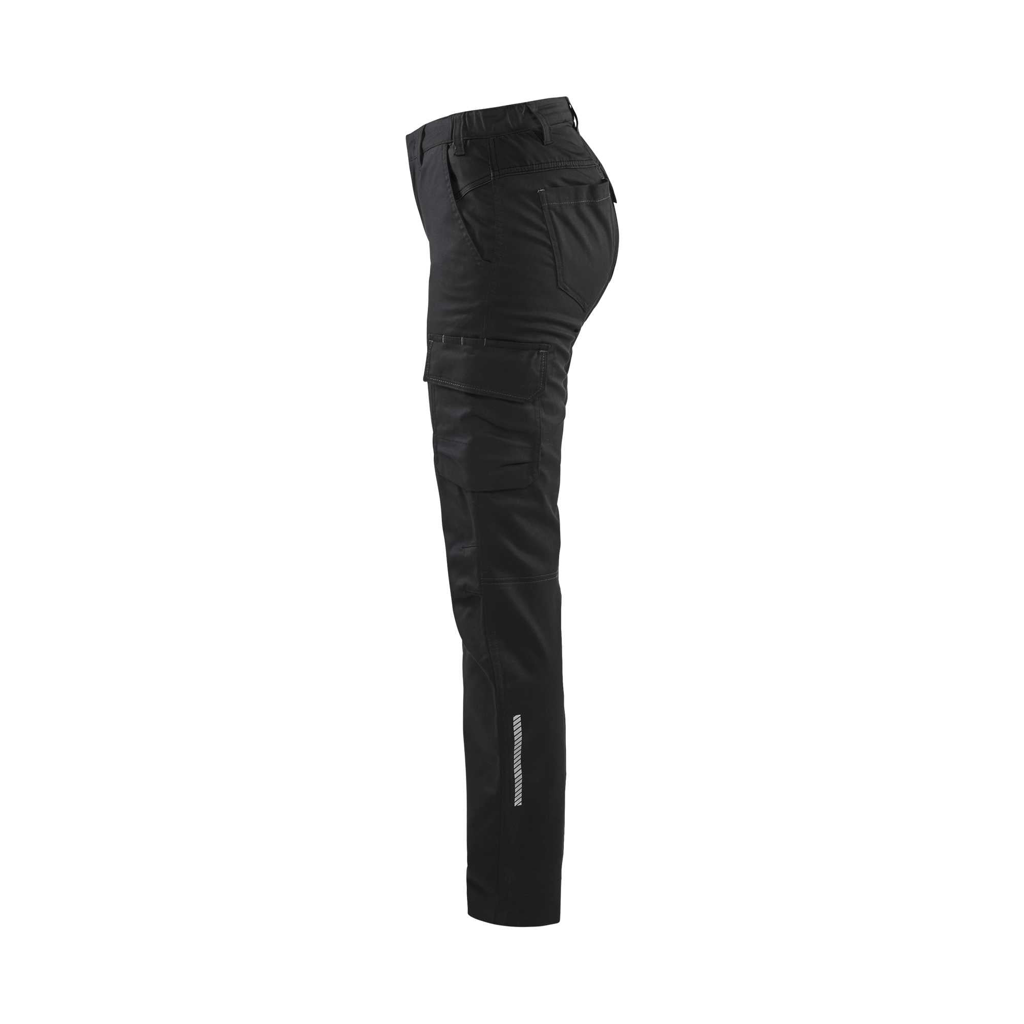 BLAKLADER 71441832 Women's industry trousers stretch Hi Vis Reflective Work Trousers Women - twill fabric